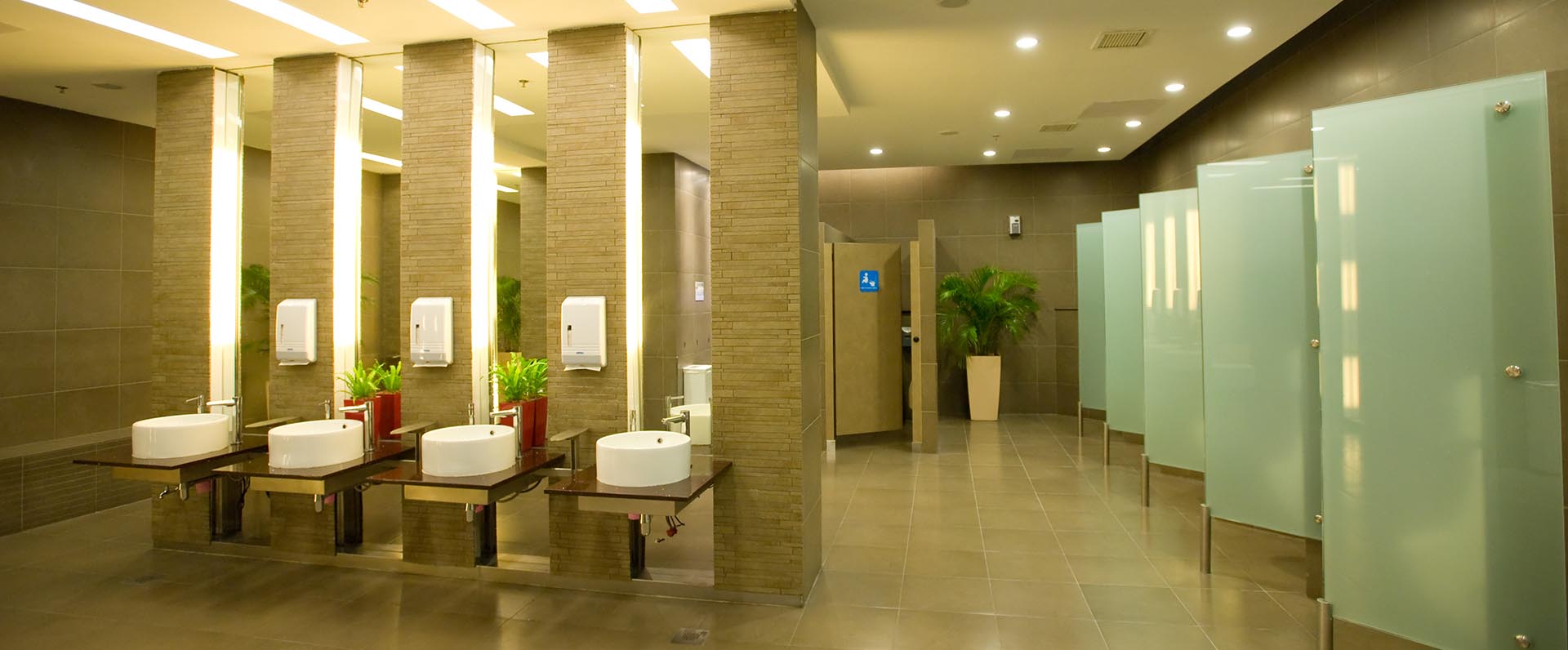 Commercial Bathroom Stall Installation